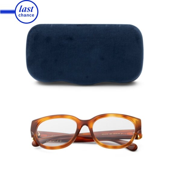 GUCCI Havana 53mm Round Opticals - Picture 1 of 2